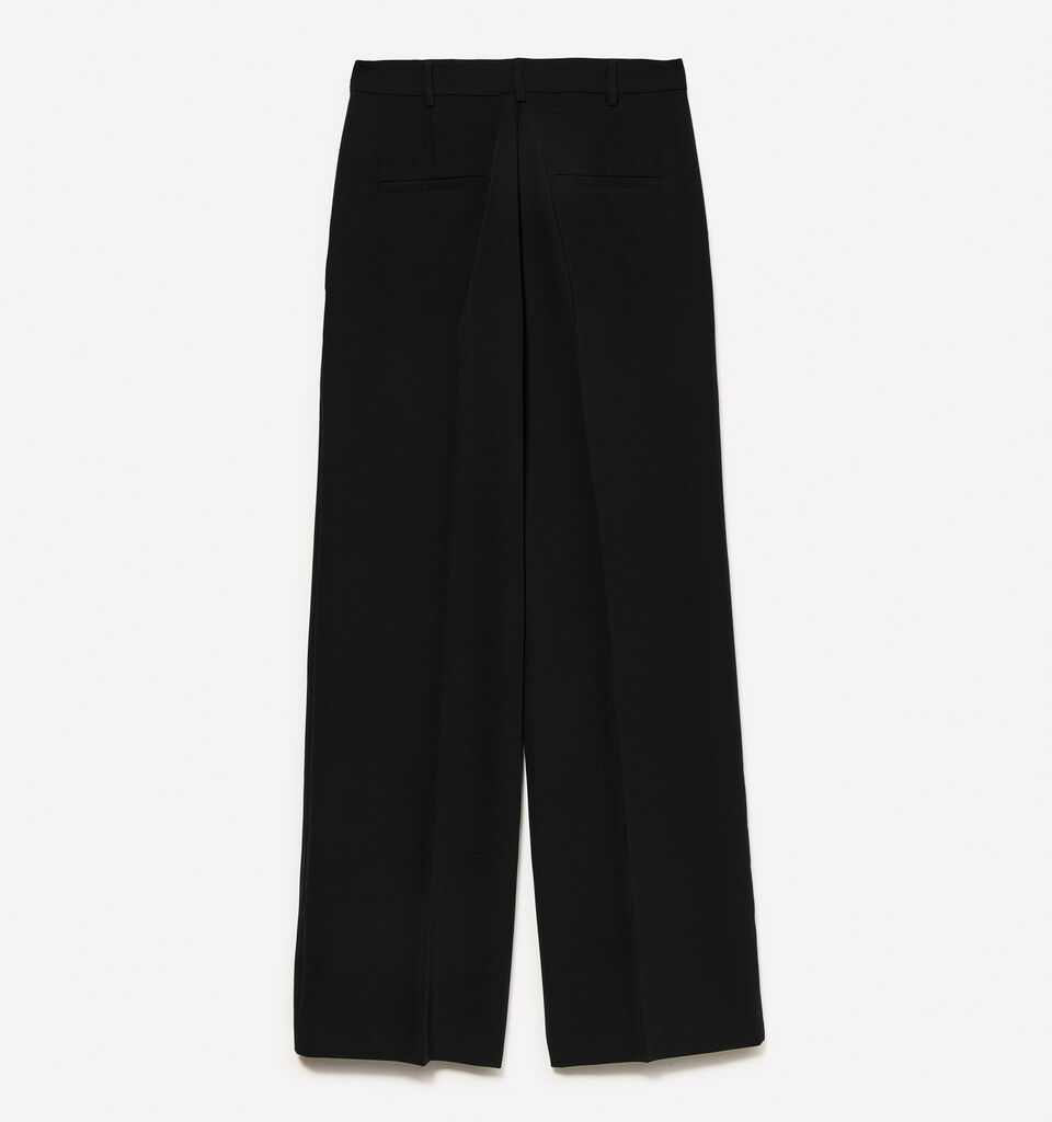 Schwarze Palazzohose - palazzo hosen für damen - Schwarz | Sisley image number 6